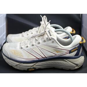 Hoka One One Mafate Speed 2 in  Alabaster Oat Milk Sz 9.5 Womens/8.5 Mens